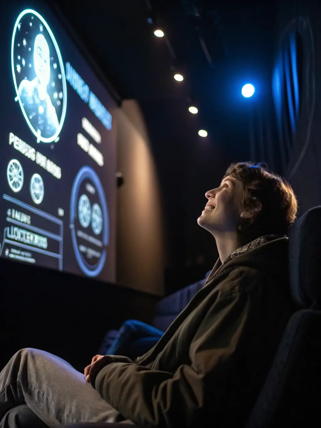 An illustration depicting an AI companion providing emotional support and guidance to a user in a moment of need, emphasizing the caring aspect of the feature.